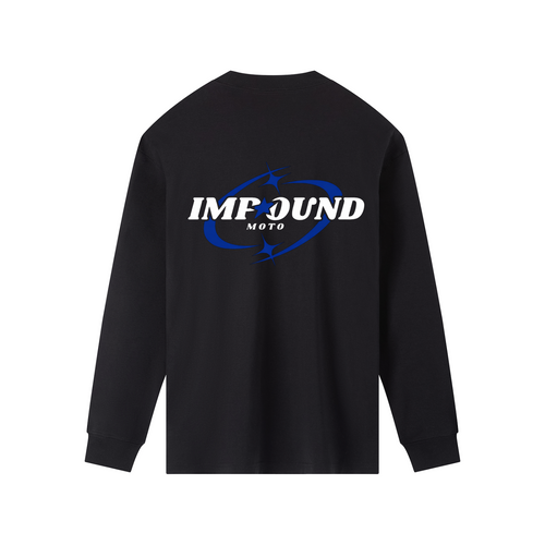 Impound Moto (Black-Blue) Long Sleeve