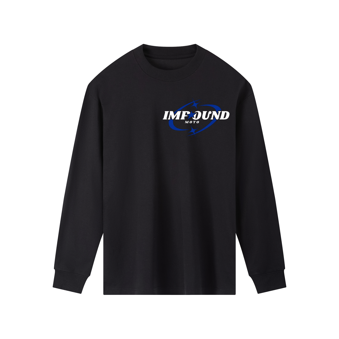 Impound Moto (Black-Blue) Long Sleeve