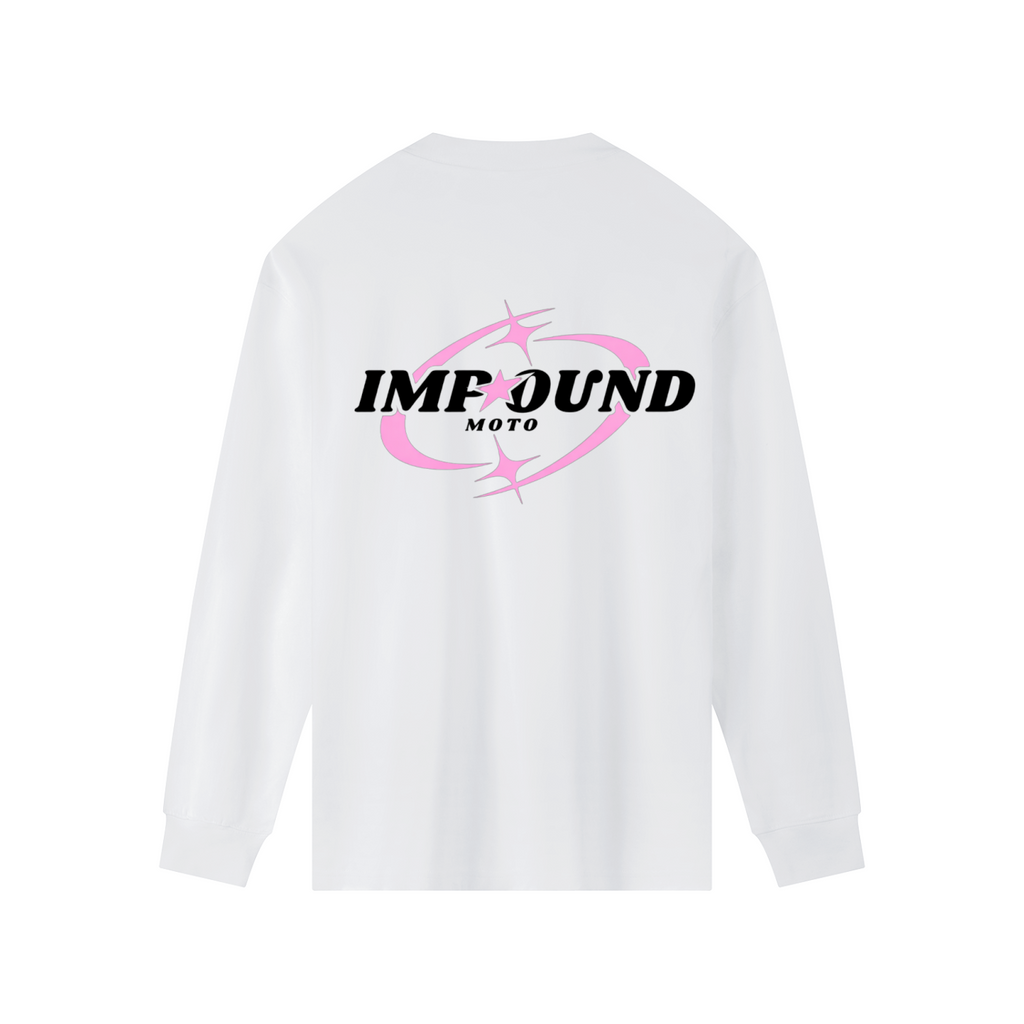 Impound Moto (White-Pink) Long Sleeve