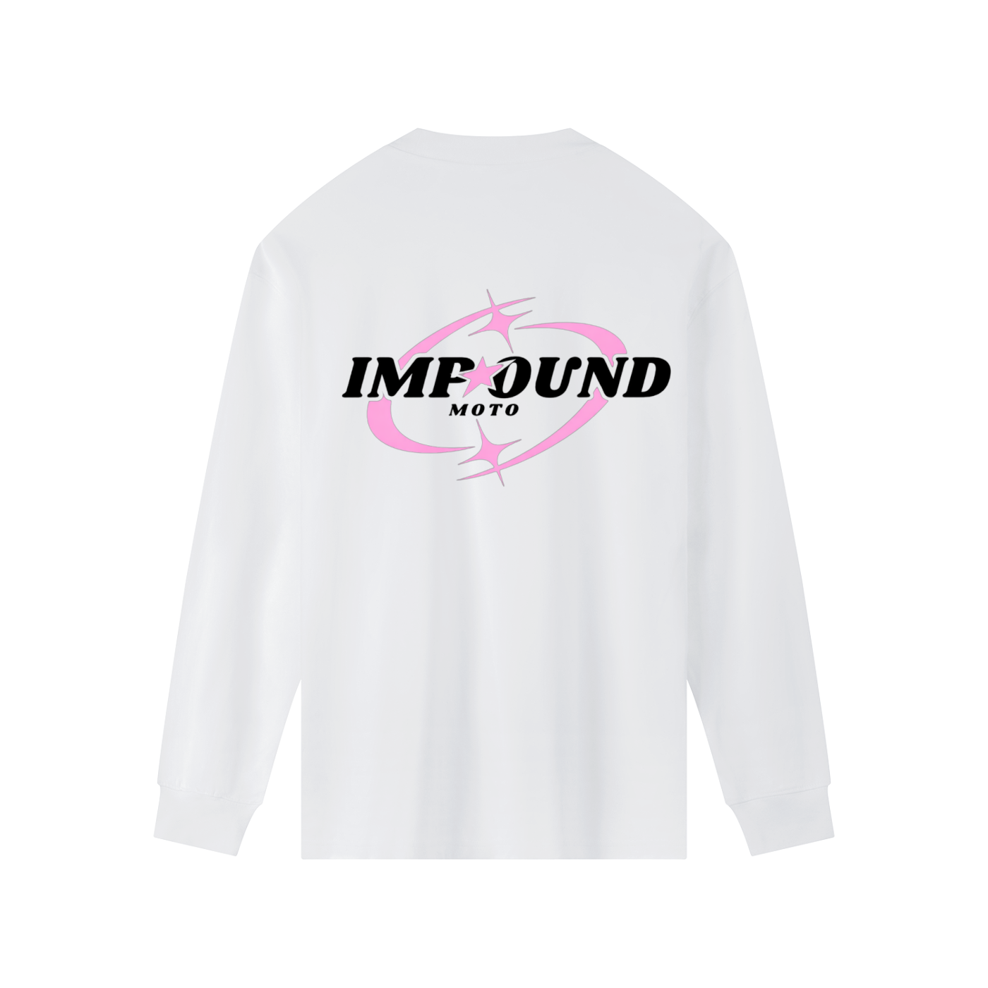 Impound Moto (White-Pink) Long Sleeve