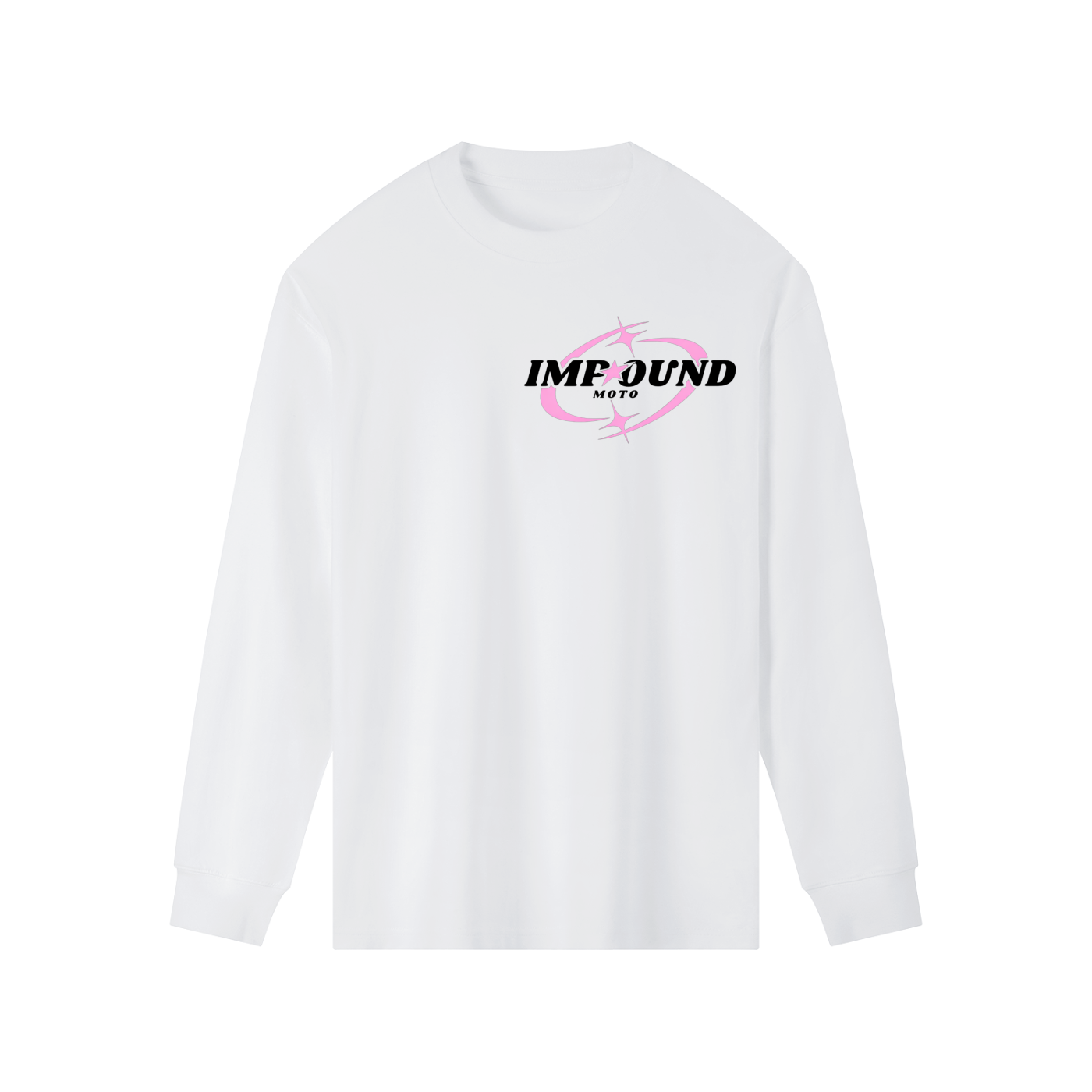 Impound Moto (White-Pink) Long Sleeve